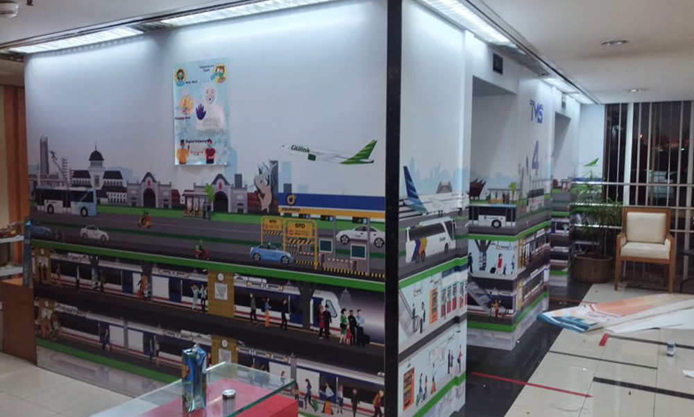 Branding Lift Telkom